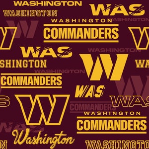 Washington Commanders Cotton Fabric 100% Cotton Officially Licensed