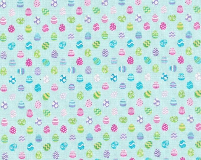 Easter Patterned Eggs 100% Cotton fabric traditions