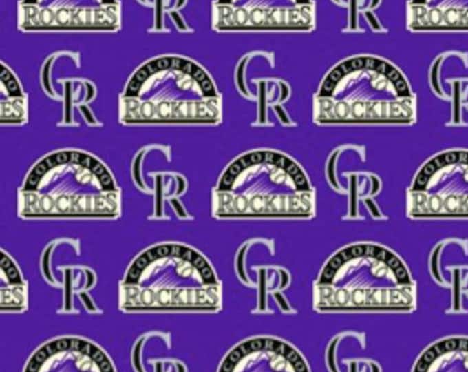 Colorado Rockies Fabric 100% Cotton Officially Licensed