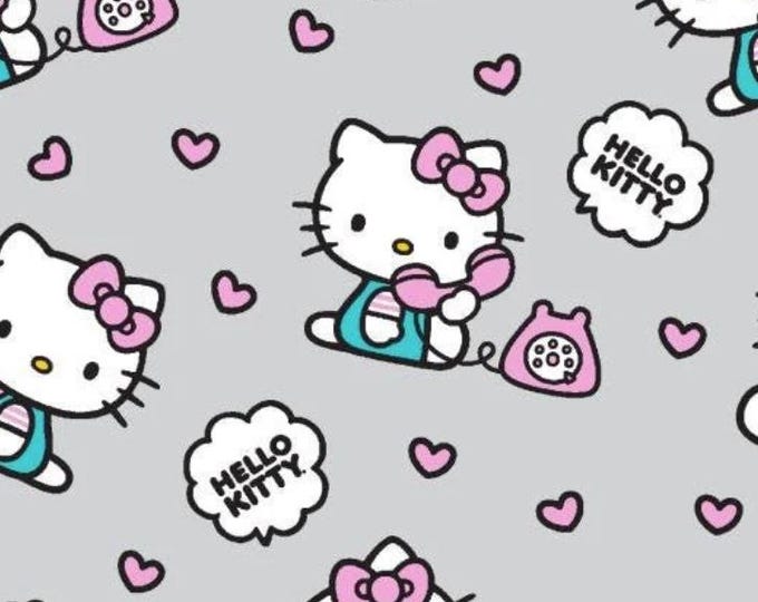 Hello Kitty Cotton Fabric 100% Cotton Officially Licensed