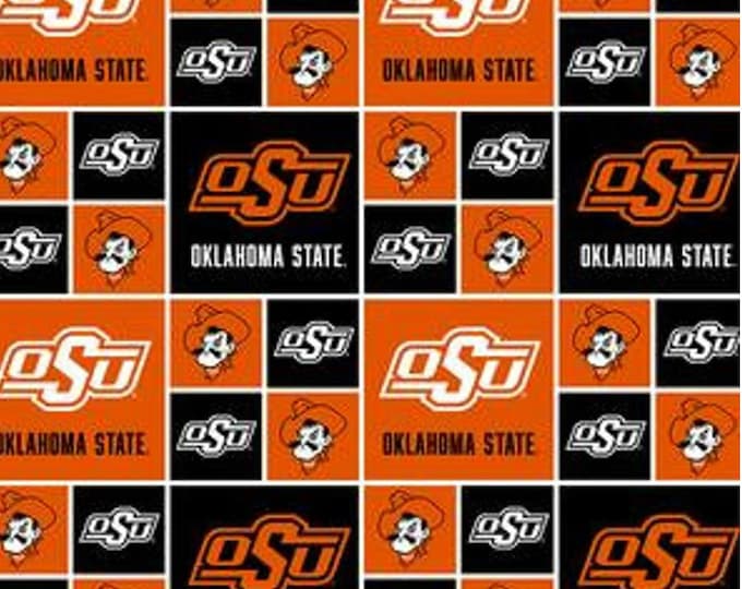 Oklahoma State 100% Cotton Tone on Tone Officially Licensed