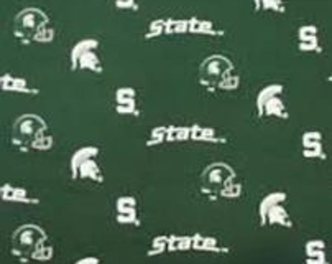 Michigan State Spartans Fabric 100% Cotton Officially Licensed