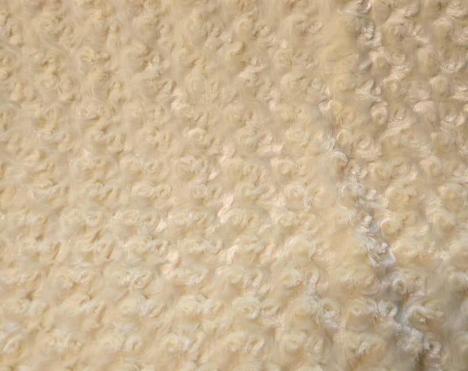 Shannon Fabrics by the yard Yellow Cuddle Rose