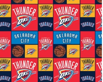 Oklahoma City Thunder Basketball OKC 100% Cotton Officially Licensed