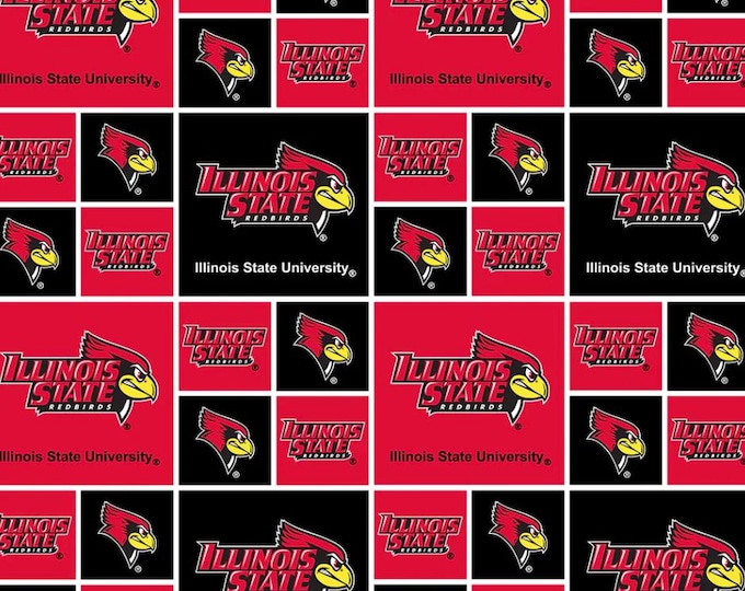 Illinois State 100% Cotton fabric quilting cotton Officially Licensed