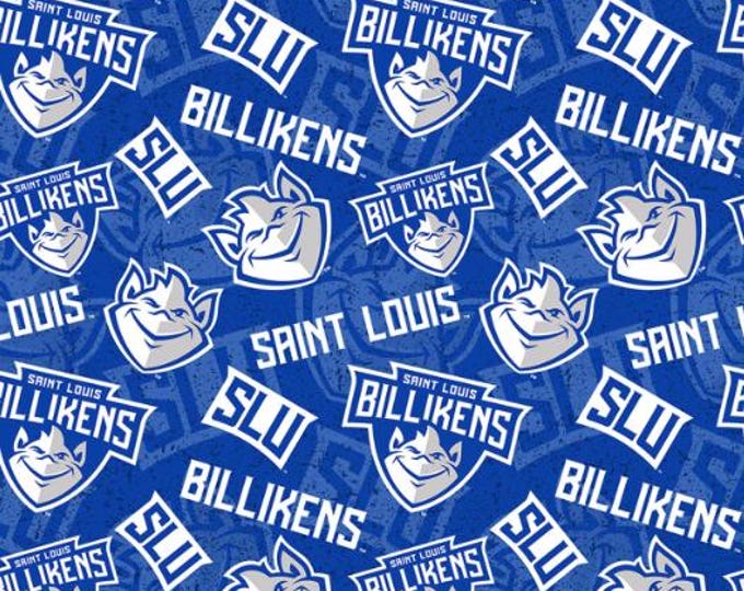 St Louis University Billikins 100% Cotton Tone on Tone Officially Licensed