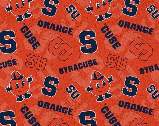 Syracuse University 100% Cotton Tone on Tone Officially Licensed