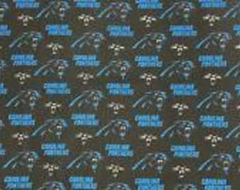 Carolina Panthers Cotton Fabric 100% Cotton Officially Licensed