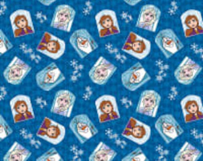 Disney Frozen 2 Cotton Fabric 100% Cotton  Ships in 1 Business Day Olaf Anna Elsa Officially Licensed