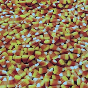 Candy Corn Fabric from Timeless Treasures 100% Cotton
