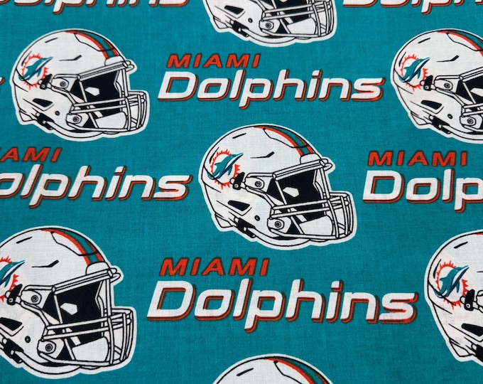Miami Dolphins 100% Cotton Officially Licensed