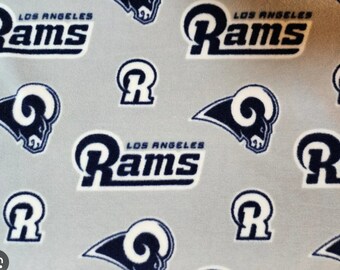 Los Angeles Rams Licensed FLEECE fabric. See Description for actual measurements available. Officially Licensed