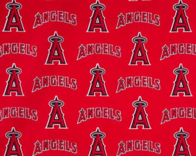 Los Angeles Angels of Anaheim Fabric 100% Cotton Officially Licensed