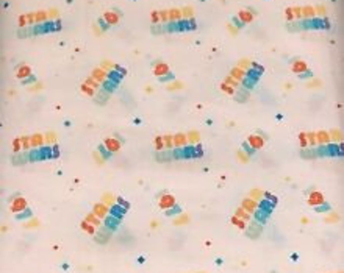 Star Wars 1977 Cotton Fabric 100% Cotton Officially Licensed