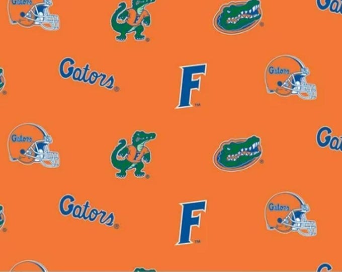 Florida Gators FLEECE fabric. Officially Licensed