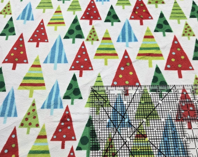 Holiday Trees Cuddle Shannon Fabrics by the yard