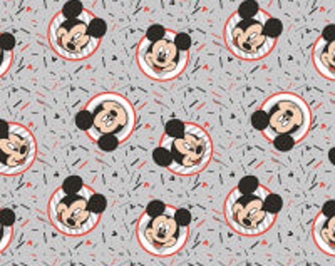 Mickey Confetti Cotton Fabric 100% Cotton Officially Licensed
