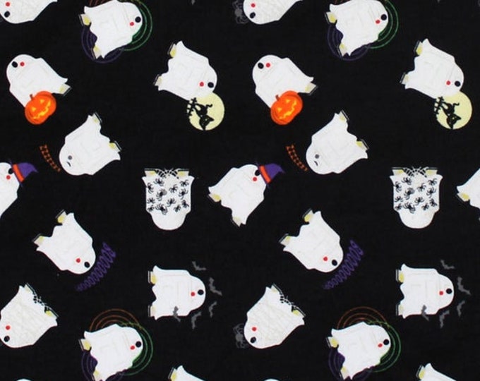 FLANNEL Star Wars Halloween Cotton Fabric R2D2 100% Cotton Officially Licensed