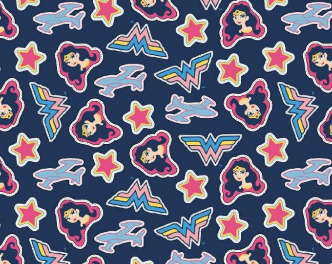 Wonder Woman Licensed Cotton Fabric 100% Cotton Officially Licensed