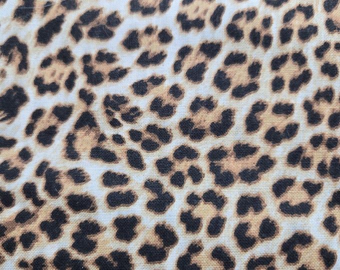Jaguar Print Cotton Fabric 100% Cotton