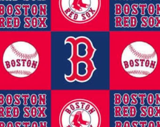 Boston Red Sox Licensed FLEECE fabric Fabric Traditions Brand Officially Licensed