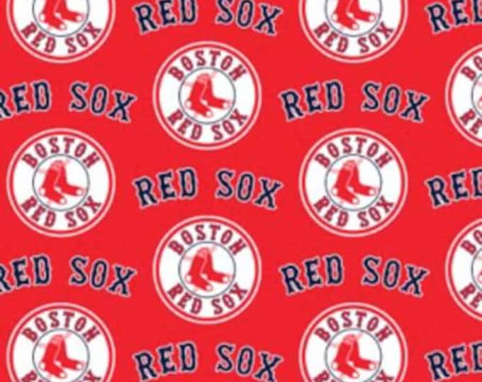 Boston Red Sox Baseball Fabric 100% Cotton MLB Licensed Fabric Traditions Brand Officially Licensed