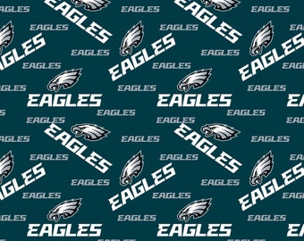 Philadelphia Eagles  Cotton Fabric 100% Cotton    NEW Officially Licensed