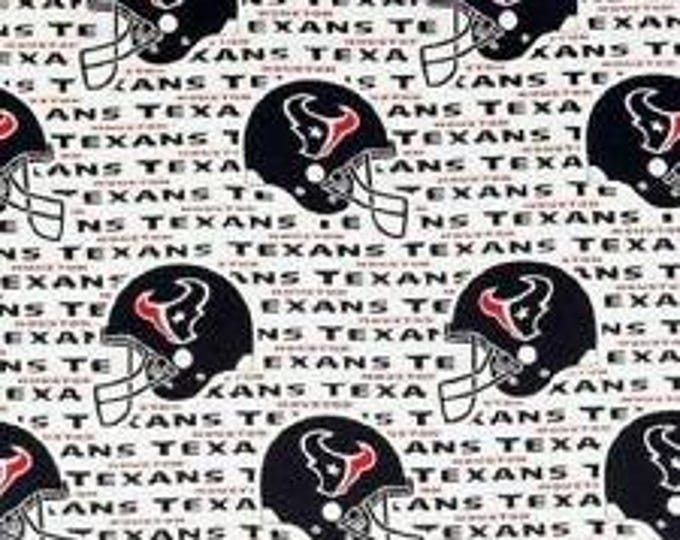 Houston Texans Cotton Fabric 100% Cotton Officially Licensed