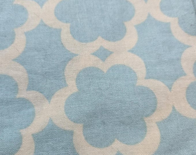 Blue Lattice 100% Cotton