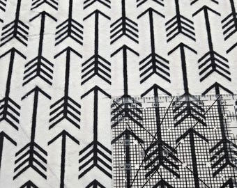 Premier Archer Cuddle Off White/Black Shannon Fabrics by the yard *SEE DESCRIPTION (reduced price)