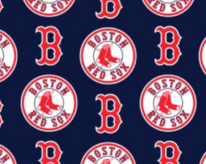 Boston Red Sox Baseball Fabric 100% Cotton MLB Licensed Fabric Traditions Brand Officially Licensed