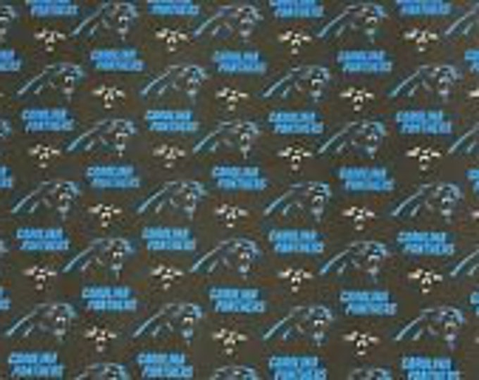 Carolina Panthers Cotton Fabric 100% Cotton Officially Licensed