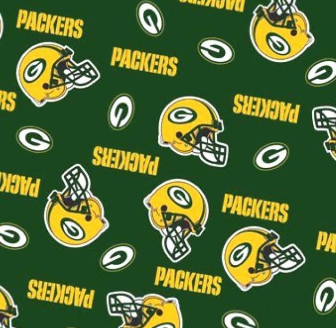 Green Bay Packers Licensed FLEECE Fabric. See Description for Actual ...