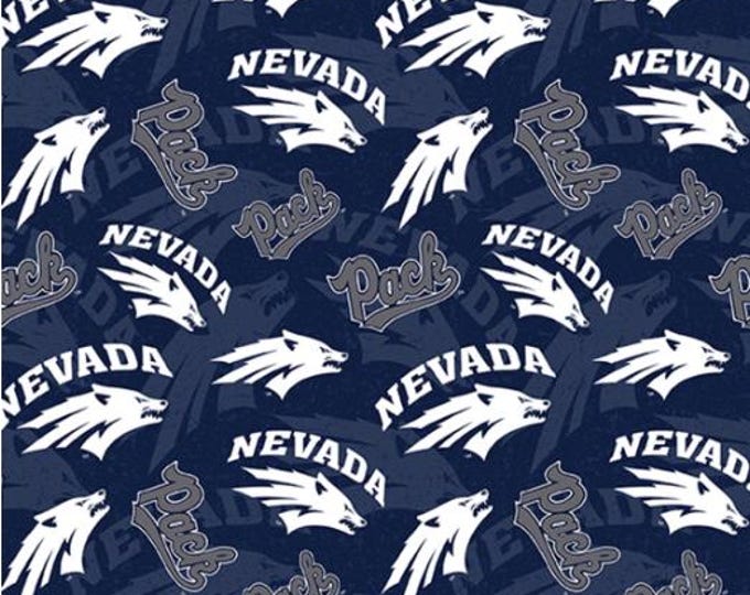 University of Nevada Reno Pack Wolfpack 100% Cotton Tone on Tone Officially Licensed