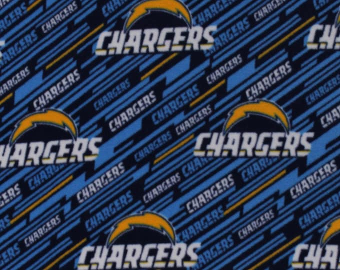 LA Chargers Licensed FLEECE fabric. See Description for actual measurements available. Officially Licensed