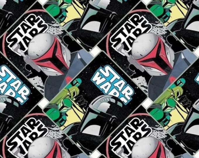 Star Wars The Mandalorian Cotton Fabric 100% Cotton Officially Licensed