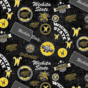 Retro Wichita State Shockers Logo - Wichita State University - Sticker