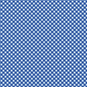 May include: A seamless pattern featuring a classic blue and white gingham design. The pattern consists of evenly spaced, intersecting lines that create a grid of squares. The squares alternate between blue and white, forming a checkered pattern.