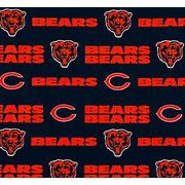 Chicago Bears Cotton Fabric 100% Cotton