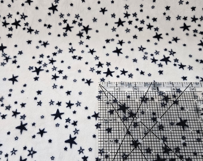 Starbright Cuddle Navy/Snow Shannon Fabrics by the yard