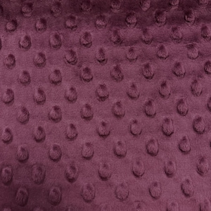 Shannon Fabrics Cuddle Dimple Dot Grape Minky 100% Polyester
