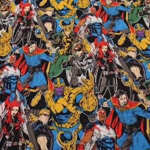 Avengers cotton Fabric 100% Cotton Officially Licensed