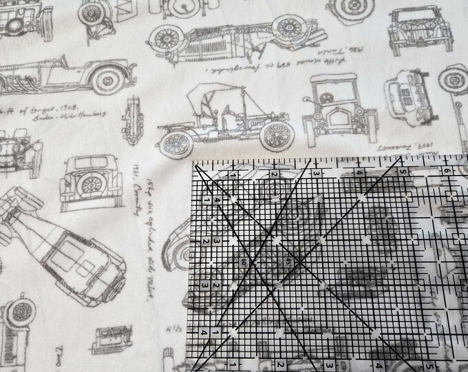 Automobile Cuddle Graphite Shannon Fabrics by the yard