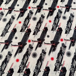 Star Wars The First Order Cotton Fabric 100% Cotton Officially Licensed