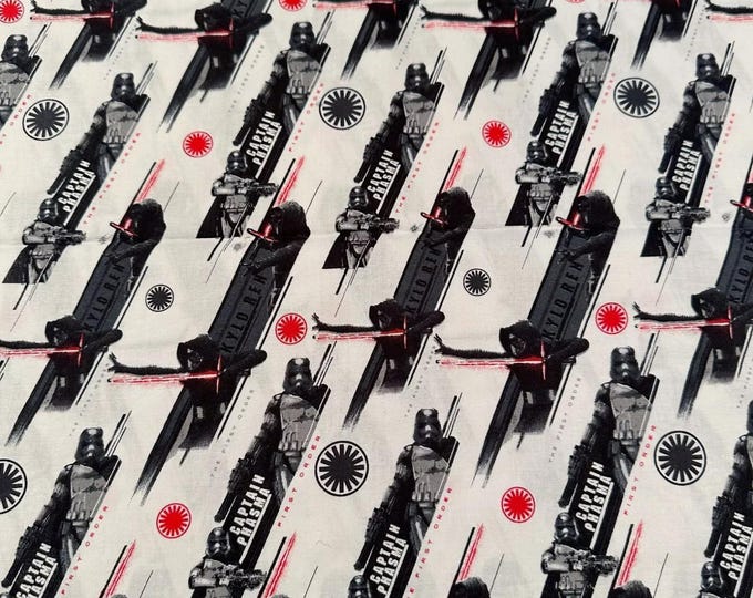 Star Wars The First Order Cotton Fabric 100% Cotton Officially Licensed