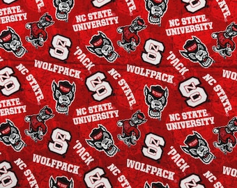 Camiseta North Carolina State Wolfpack 100% algodón. Producto con licencia oficial.