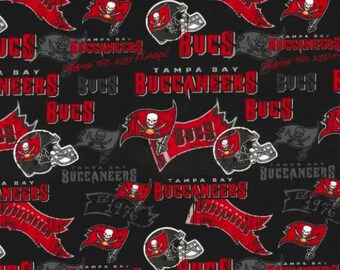 Edición limitada de los Tampa Bay Buccaneers, estampado en tela de algodón 100% algodón