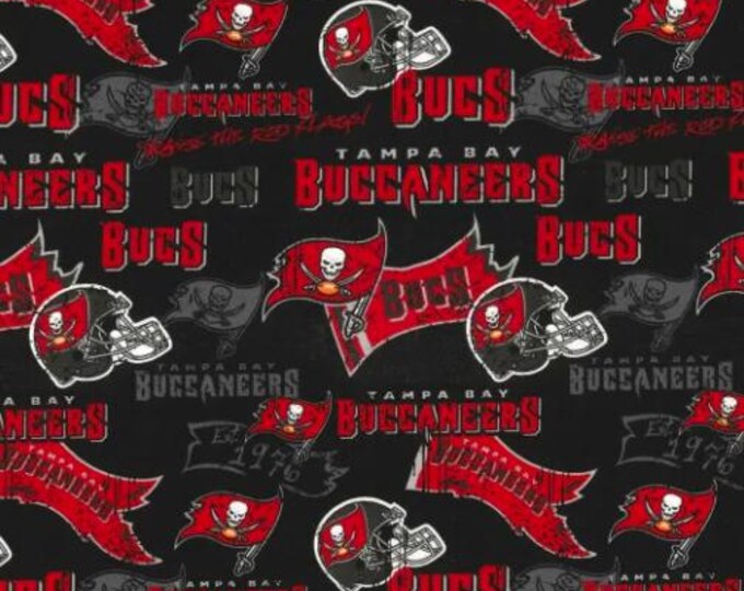Tampa Bay Buccaneers limited edition, cotton fabric print   100% Cotton