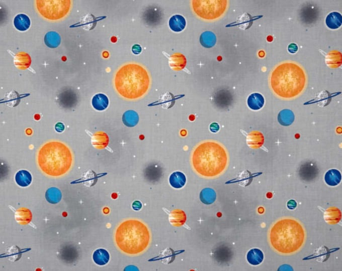NASA Planets Fabric 100% Cotton   Space from Riley Blake Officially Licensed
