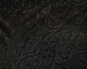 Shannon Fabrics Black Embossed by the yard